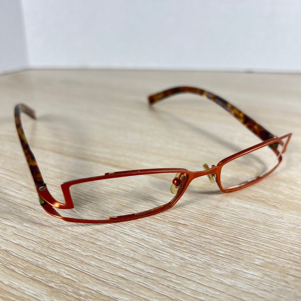JF Rey Eyeglasses Orange Brown Frames Only 50-19 France